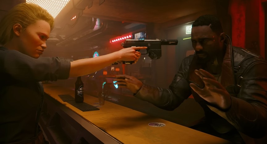 Gameplay still from Cyberpunk 2077: Phantom Liberty