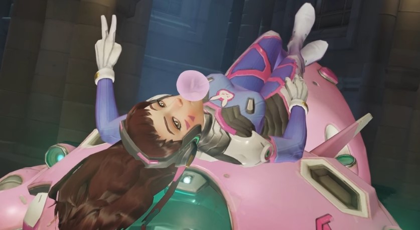 D. Va Overwatch Lounging