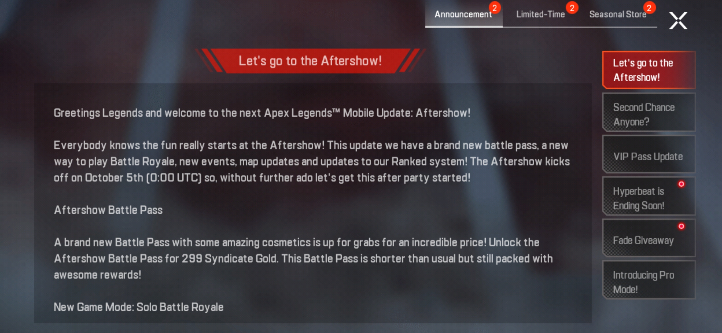 featured image apex legends mobile aftershow patch notes