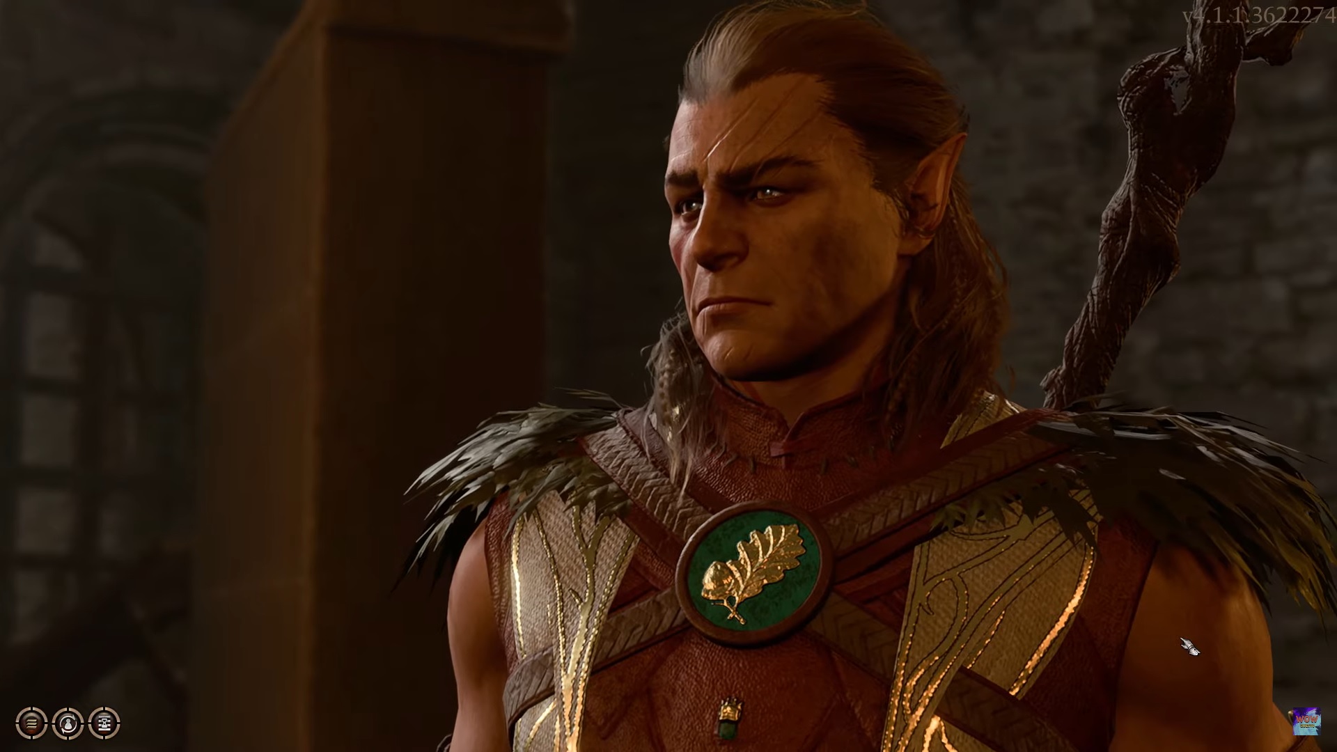 A screenshot of Halsin the Druid in Baldur's Gate 3.