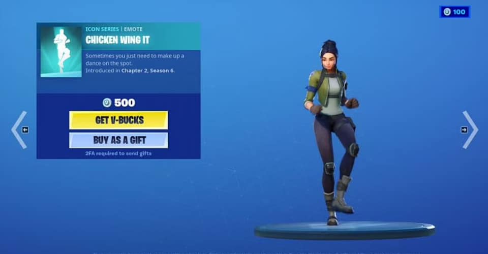 fortnite how to get chicken wing it emote for free