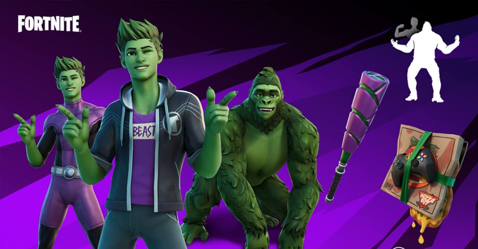 fortnite how to unlock beast boy