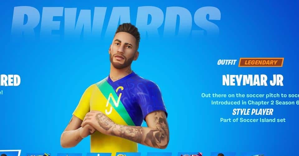 fortnite neymar jr unlock