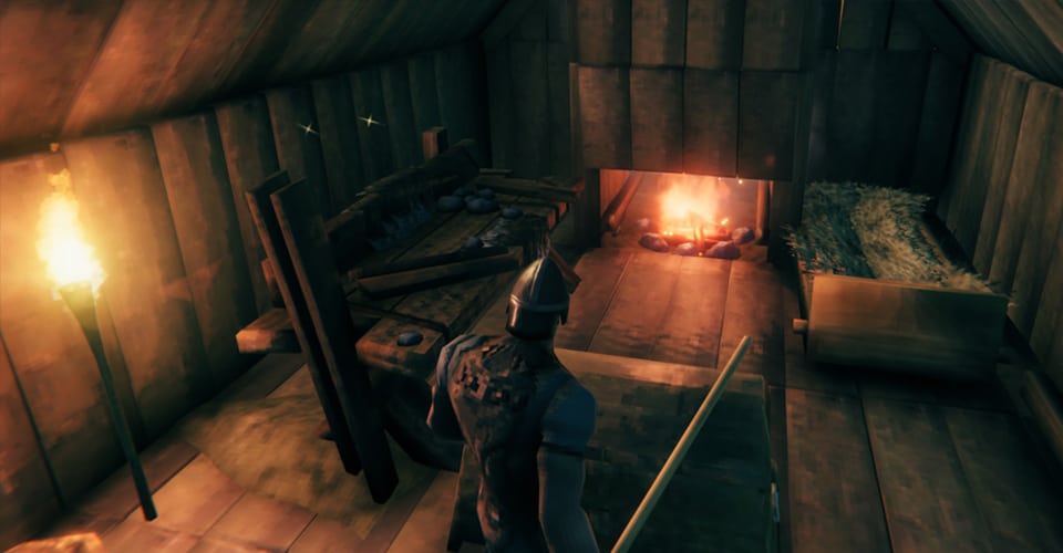 how to make indoor campfire valheim