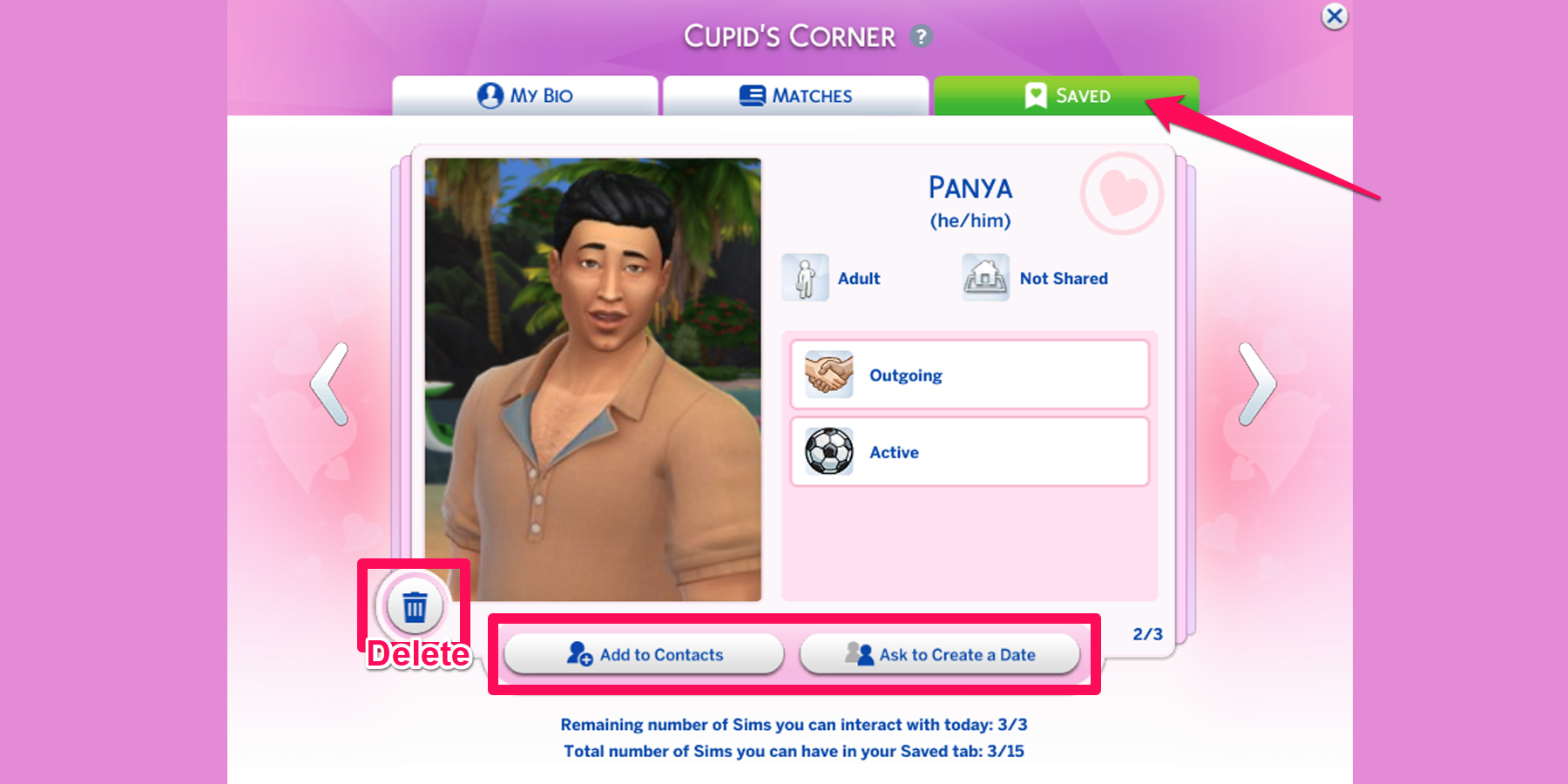 Sims 4 Cupid Saved Ask Date Lovestruck